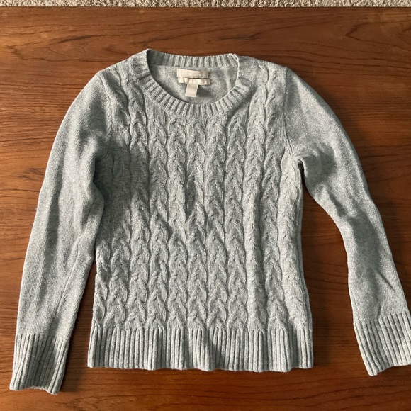 Banana Republic Sweaters - Silver Cable Knit Sweater